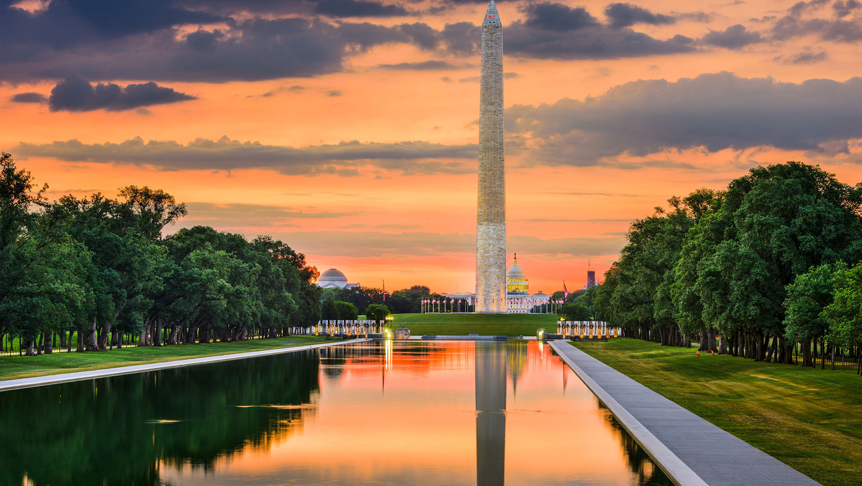 washington DC national mall reflecting pool